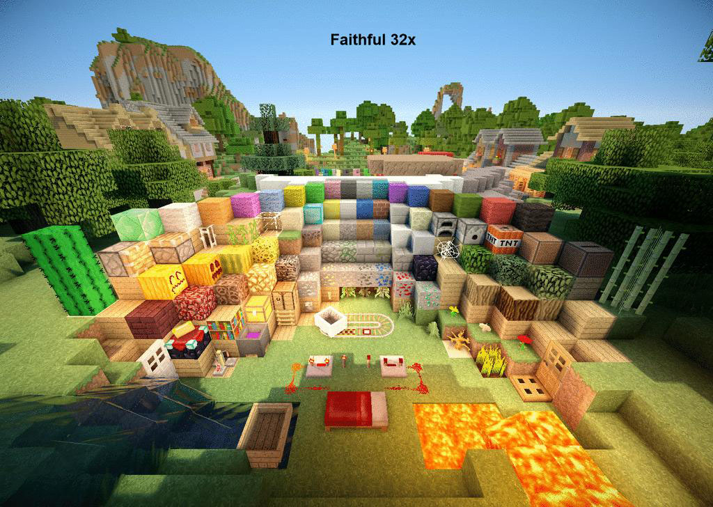 1 7 2 1 6 4 32x Faithfulvenom Texture Pack Download Planeta Minecraft