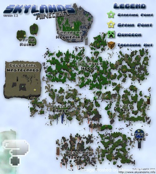 Skylands Map