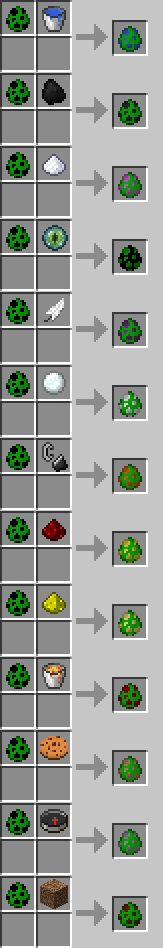 Elemental Creepers Mod Recipes