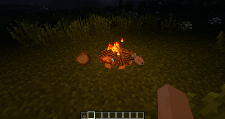 Simple Camp Fire mod for minecraft 03